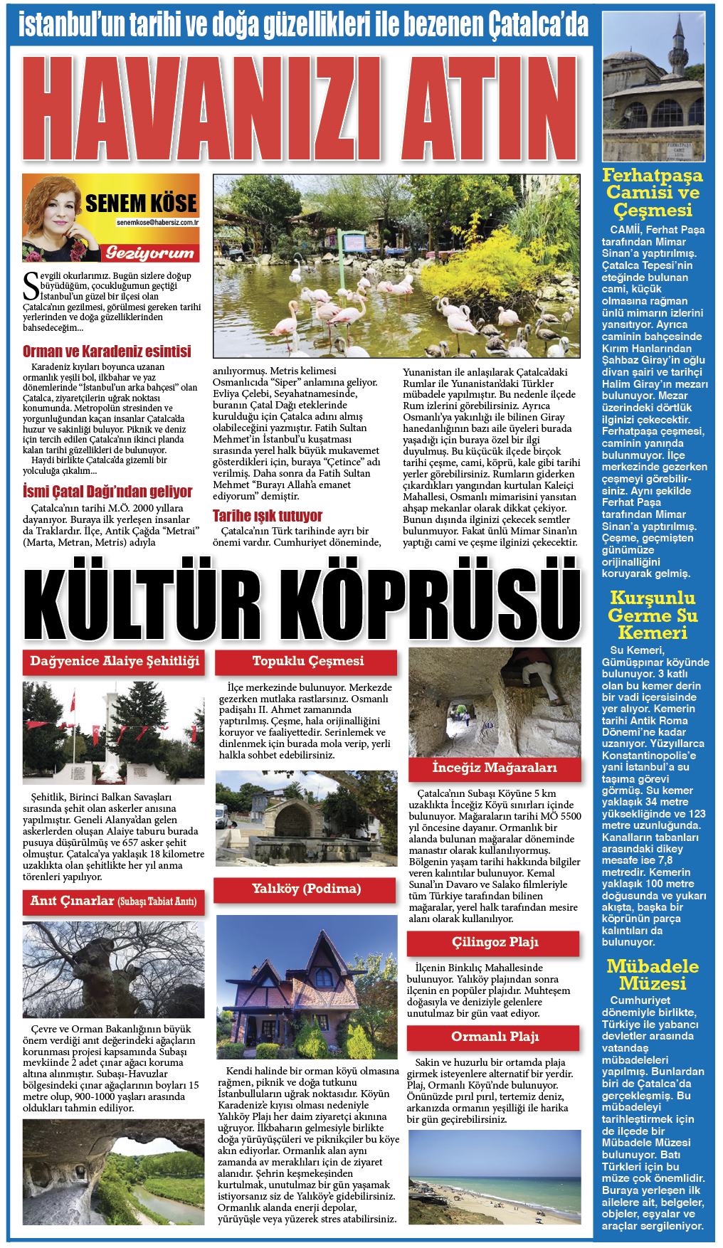 CATALCAGEZ-1 Gençlerin mangal sunumuyla işsiz doğa turu