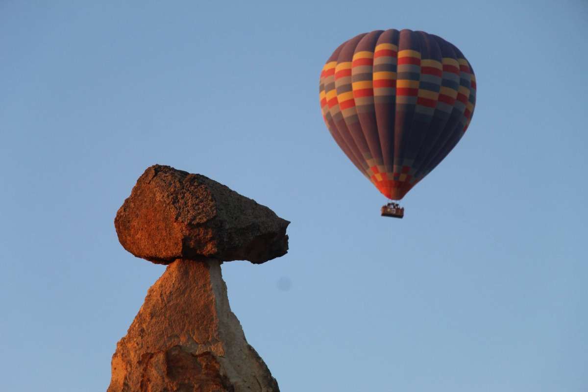 Kapadokya’da balon turları iptal edildi