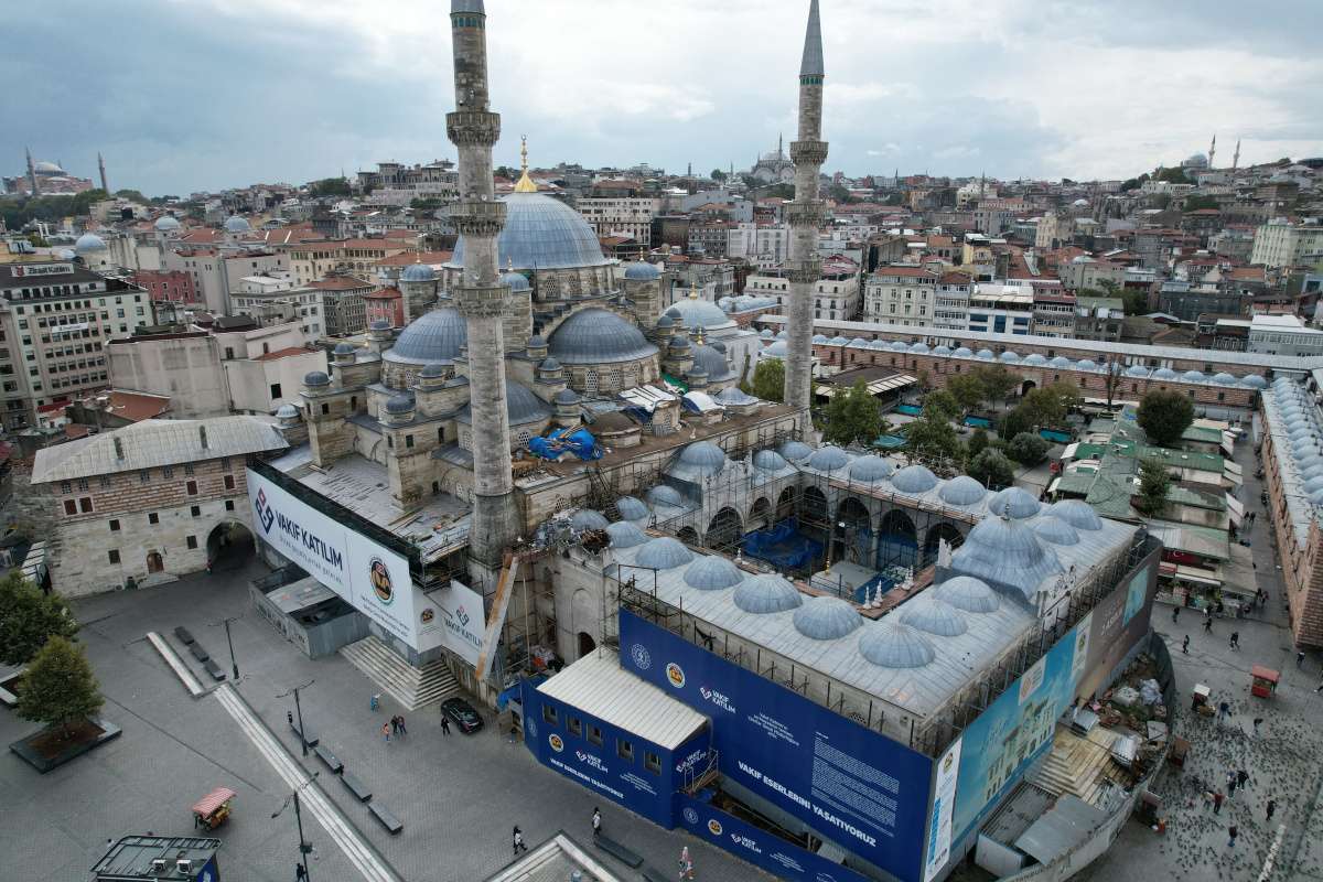 Yeni Camii restorasyonunda sona yaklaşıldı