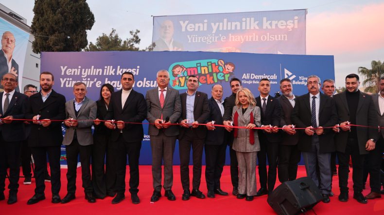 YÜREĞİR’DE, MİNİK YÜREKLER GÖRKEMLİ KREŞ AÇILIŞI