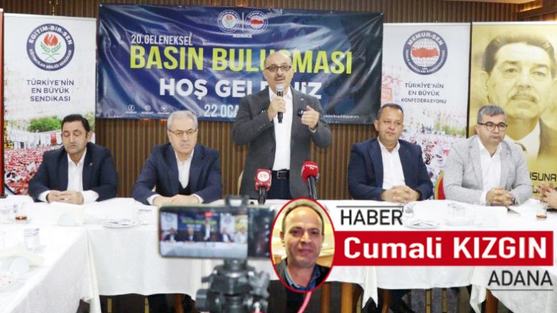 Eğitim-Bir-Sen Adana Şubesi’nden Basın Buluşması