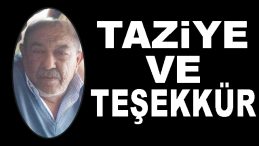 TAZiYE TEŞEKKÜRÜ